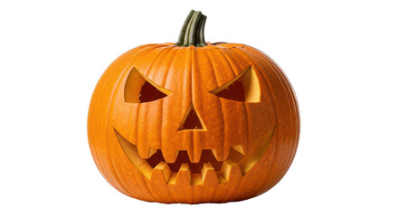 Isolated Halloween Pumpkin