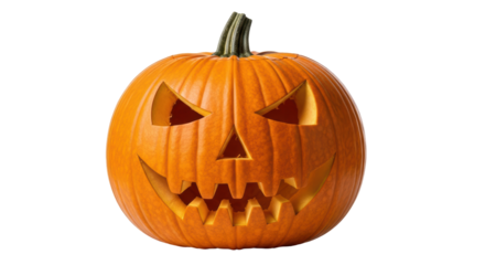 Isolated Halloween Pumpkin