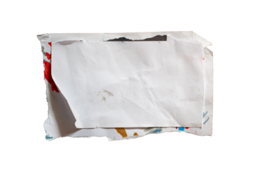 A memo pad made from recycled paper