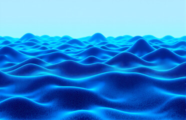 Obraz premium Blue Ripple Abstract Background