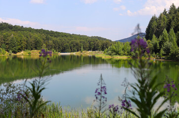Obraz premium Lake Seliste, Mountain Goc, Vrnjacka Banja - Serbia