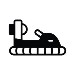 A captivating glyph icon of bumper car amusement