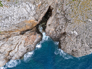 Mani Peninsula Aerial Drone Videos Tigani Castle