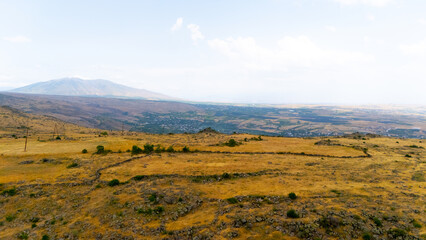 Aerial view of little villages