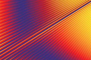 Abstract. background with gradient stripes in purple, yellow, red, and orange. Dynamic modern design with wavy and layered effects. vector.