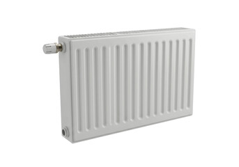 Isolated White Radiator