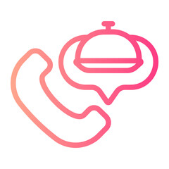 phone call gradient icon