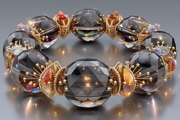 Colorful beads luxury handcrafted design high resolution picture