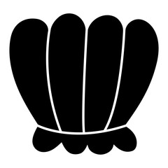 Seashell vector icon. Shell illustration sign. conch symbol. Sea Life web icon.