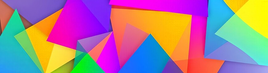 Colorful Abstract Geometric Shapes Background Design Vibrant Modern Art