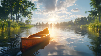 canoe adventure clear water