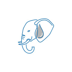 vector illustration of an abstract head