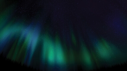Realistic Northen Light Sky Background. These high-quality textures can be used for various kinds of projects.