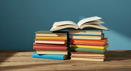stack of books