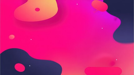 Vibrant abstract background featuring fluid shapes in pink and dark hues, ideal for design use