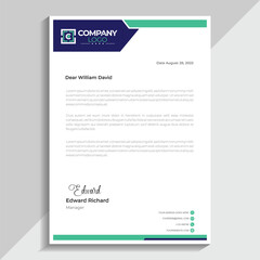 Vector Modern Letterhead Template for Business