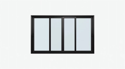 black window frame