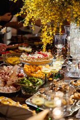 Lemon Pie and Fruit Delight at Elegant Dessert Buffet