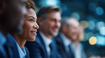 Boardroom Discussion at an Accounting Firm with Diverse Team Focus