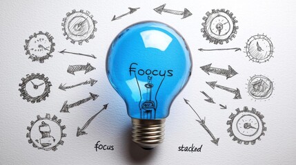 Focus on Ideas and Solutions With Creative Thinking For Success in Business