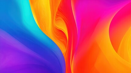 Vibrant abstract waves of color swirling together, creating a dynamic and energetic backdrop