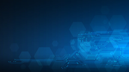 Fragment of printed circuit board. Vector illustration. Sketch for creativity.