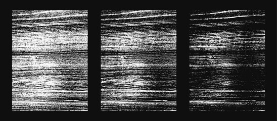 Glitch Texture Background Set for Distorted Noise Effect, Static Scratch Surface, Grainy Grunge Overlay, Signal Interference Pattern, Damaged Line Distortion Abstract Vector Illustration