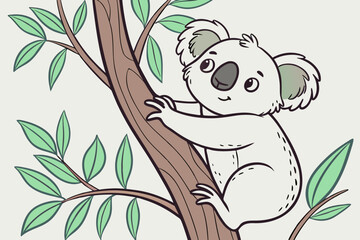 Detailed Wildlife Illustrations: Caracal, Koala, Puffin, Hummingbird, Tasmanian Devil, Pronghorn, Magpie, Raccoon, Lemur, Sloth, Duckling, Quail, Monitor Lizard, Grasshopper, Cassowary, Okapi, Pheasan