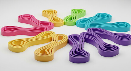 multi-colored cables