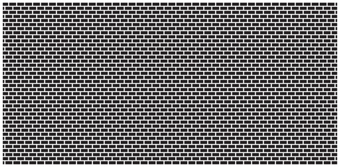 Background simulating common brick walls for websites and graphic resources. Black & White.