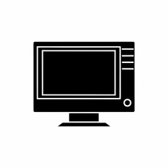 creative details Desktop computer icon Vector Illustration