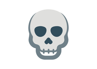 Fototapeta premium A human skull Vector, skull Icon Illustration