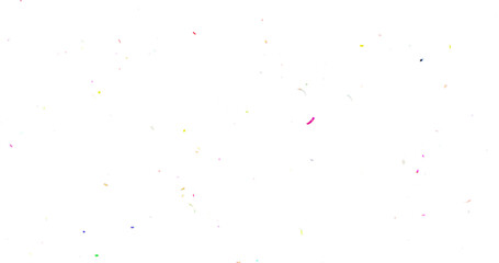 Confetti Transparent Background. Confeti Failling White Background. 3d Rendering Transparent...
