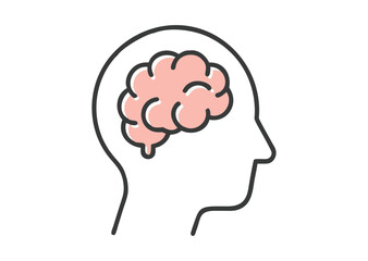 Brain Vector, Brain Icon Illustration