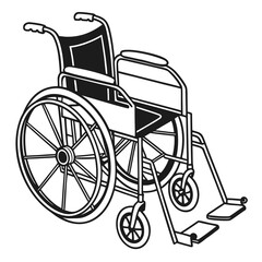 wheelchair vector art