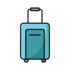 luggage icon vector design template simple and clean