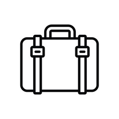 luggage icon vector design template simple and clean