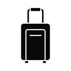 luggage icon vector design template simple and clean