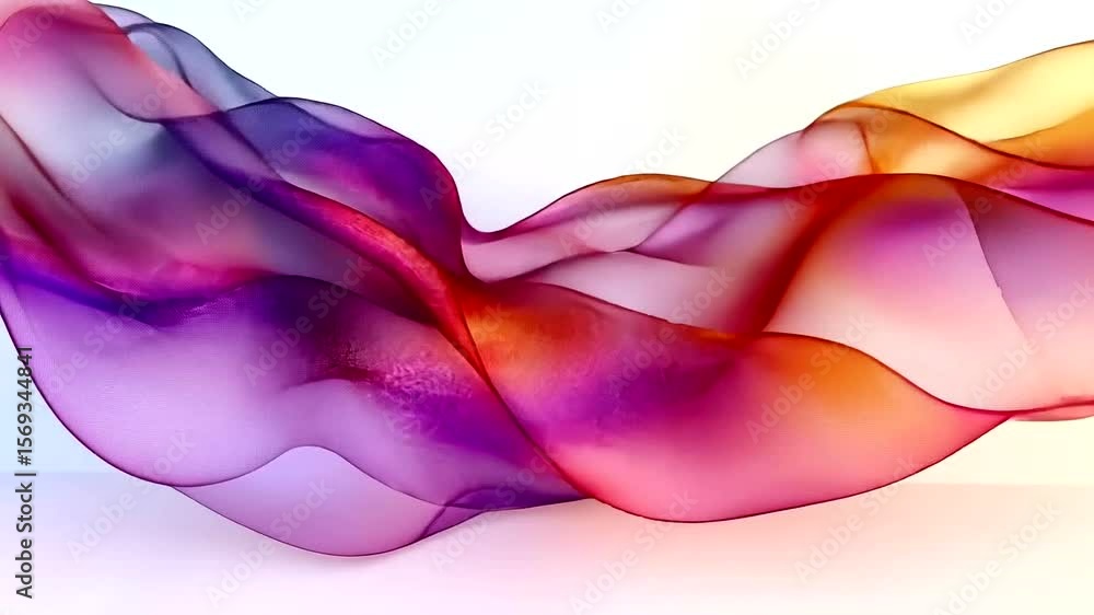 Poster abstract fluid art colorful gradient waves flowing slowly background video loops