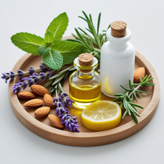 _Natural_skincare_ingredients HD 8K wallpaper Stock Photographic Image