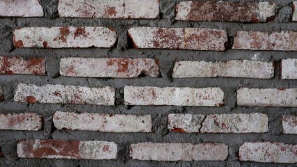 Distressed Red Brick Wall Texture