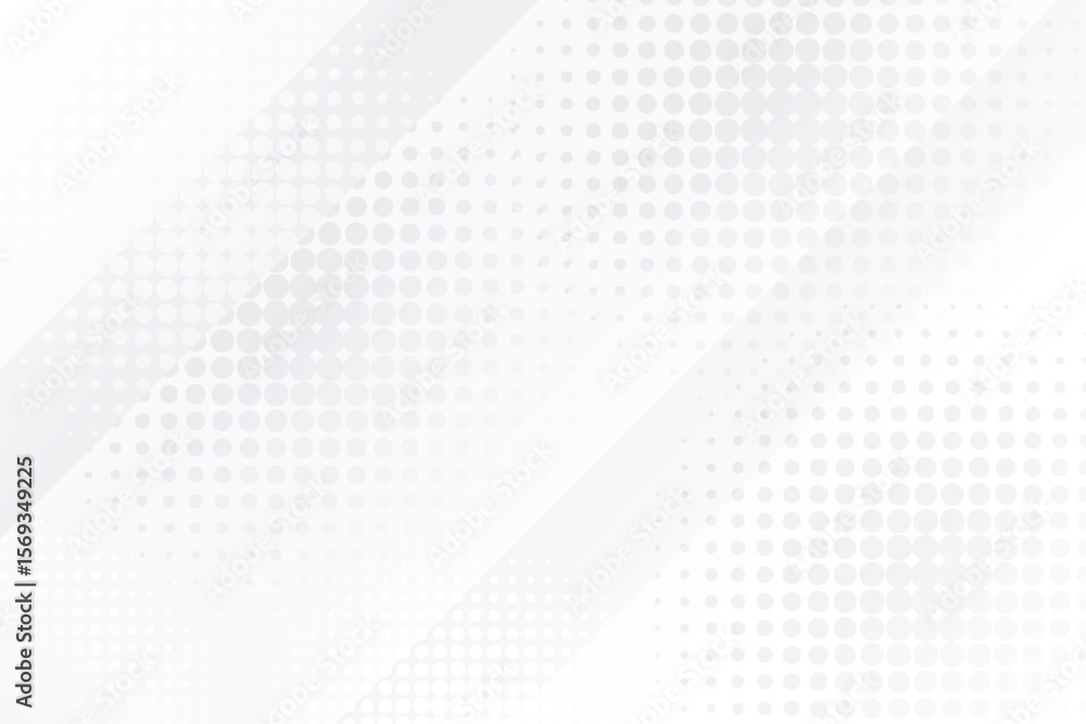 Poster A subtle white background with diagonal stripes and a pattern of small circles throughout the image isolated on transparent background