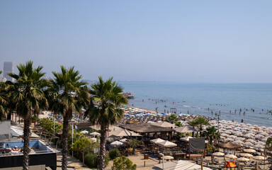 Fototapeta premium panoramic beach view durres albania
