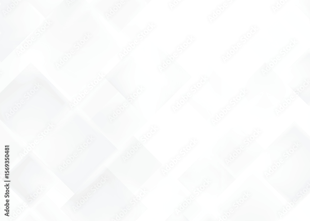 Poster abstract white background with subtle geometric shapes and soft light variations creating depth isol