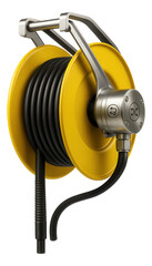 Industrial-grade drum cable reel with an anti-twist mechanism and robust rubber cable for mining operations