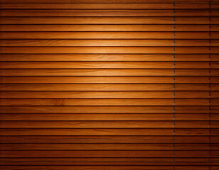 Naklejka premium 木製ルーバーのモダン背景テクスチャ。AI生成画像。