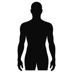 Fototapeta premium silhouette of a man