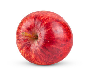 red apple isolated on transparent png ( Image from camera)