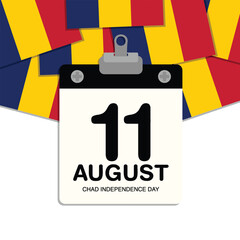 Chad Independence Day Small Wall Calendar
