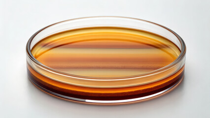 Rare earth processing rare earth processing solution is displayed in petri dish showcasing beautiful layered colors
